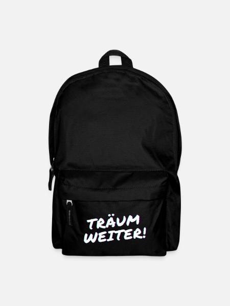 Träum weiter! - Rucksack - Schwarz