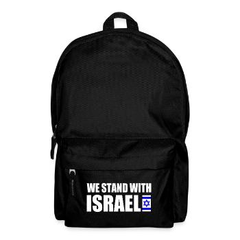 We stand with israel - Backpack - black - Front