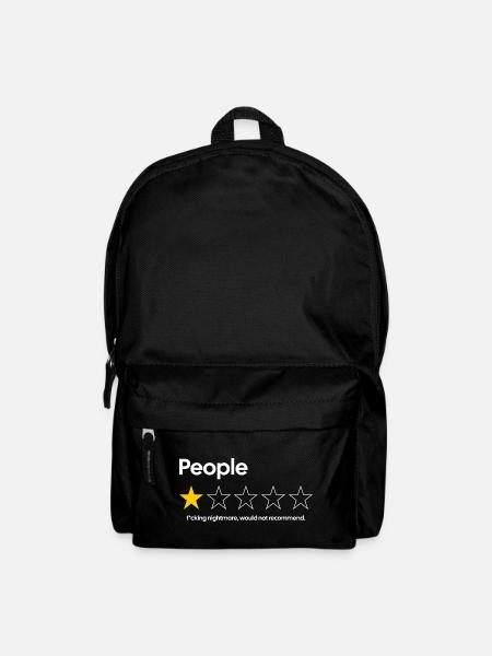 People – 1 Star Review | Nightmare - Backpack - black