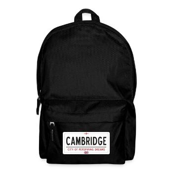 Ortsschild von Cambridge - Rucksack - Schwarz - Vorne