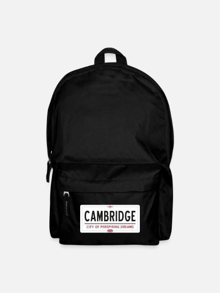 Cambridge town sign - Backpack - black