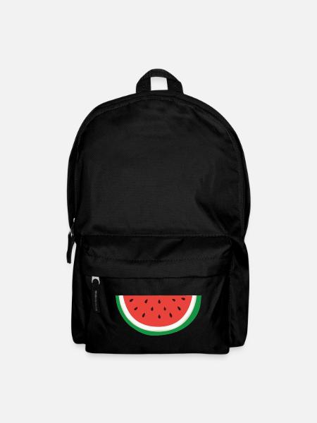 Watermelon- Palestinian symbol - Backpack - black