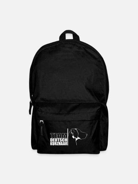 TEAM Deutsch Kurzhaar Hunde Hund Wilsigns - Rucksack - Schwarz
