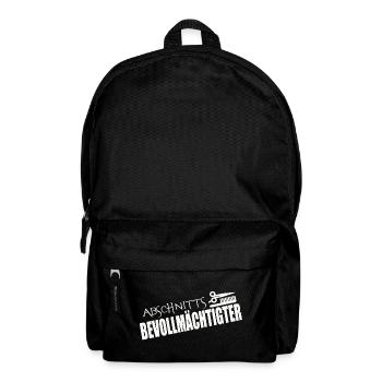 ABSCHNITTSBEVOLLMÄCHTIGTER - Rucksack - Schwarz - Vorne