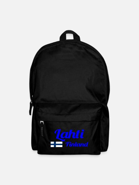 Lahti Finland- Stylish prints - Backpack - black
