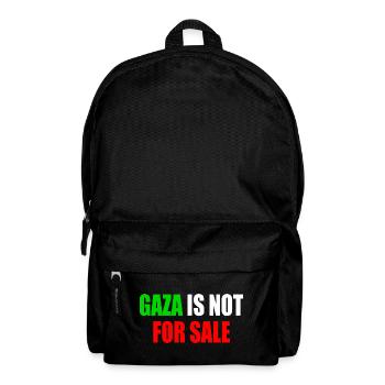gaza is not for sale - Backpack - black - Front