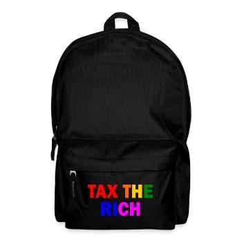 Tax the rich - Rucksack - Schwarz - Vorne