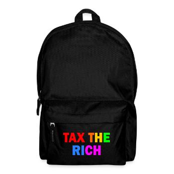Tax the rich - Sac à dos - noir - Devant