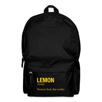 LEMON - Backpack - black - Front
