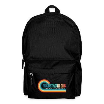 procrastinators club we’ll do it tomorrow  - Backpack - black - Front