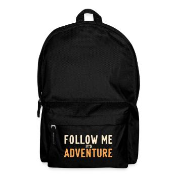 Suivez-Moi C'est l'Aventure - Sac à dos - noir - Devant