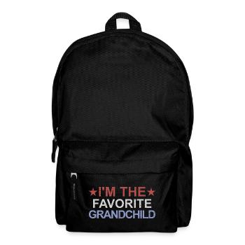 Je suis le petit-enfant préféré - Sac à dos - noir - Devant