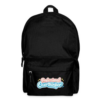 PROFESSIONAL OVERTHINKER VINTAGE - Backpack - black - Front