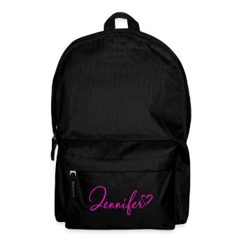 Jennifer Signature Neon Pink - Backpack - black - Front