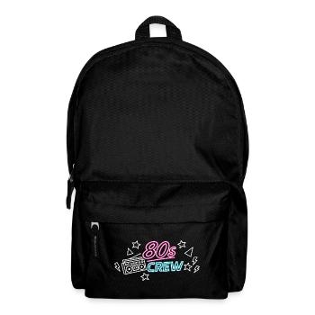 80s Crew Neon Retro - Rucksack - Schwarz - Vorne