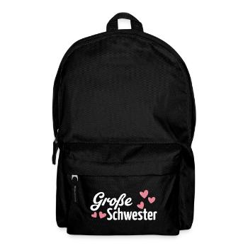 große Schwester - Backpack - black - Front