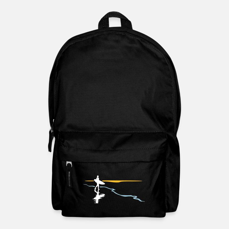 Surfer at the beach - Rucksack - Schwarz