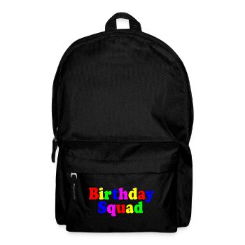 Birthday squad - Sac à dos - noir - Devant