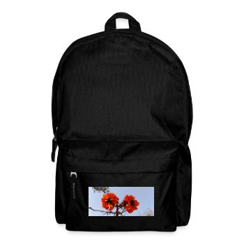 Kanarische Blumen - Rucksack - Schwarz - Vorne