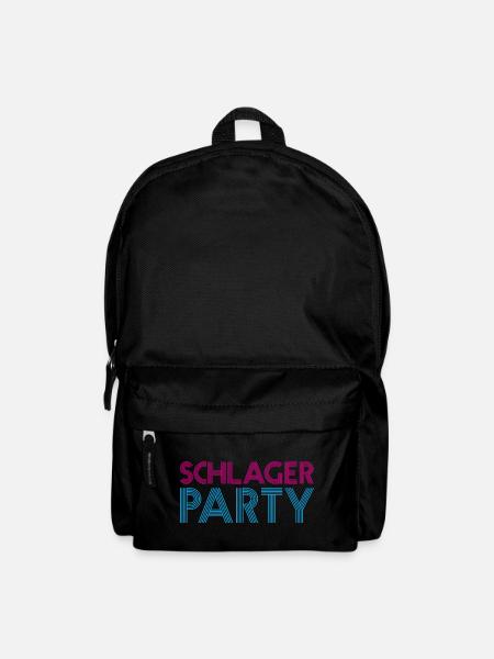 SCHLAGER PARTY Schlagermusik Schlager - Rucksack - Schwarz