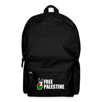 Free palestine - Sac à dos - noir - Devant