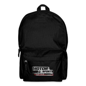 Motor Sports - Rucksack - Schwarz - Vorne