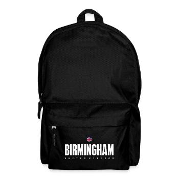 Birmingham Bold Union Typografie - Rucksack - Schwarz - Vorne