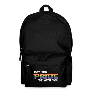 LGBT Pride Month - Möge die Pride mit dir sein - Rucksack - Schwarz - Vorne