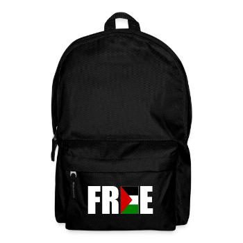 Free palestine - Sac à dos - noir - Devant