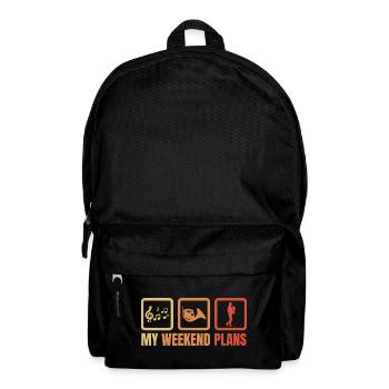 French horn player weekend routine - Backpack - black - Front