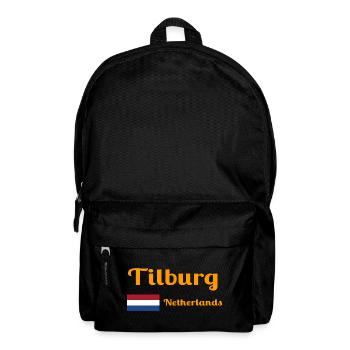 Tilburg, Netherlands- Stylish prints - Backpack - black - Front
