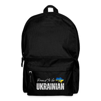 Stolzer Ukrainer, ich liebe die Ukraine - Rucksack - Schwarz - Vorne