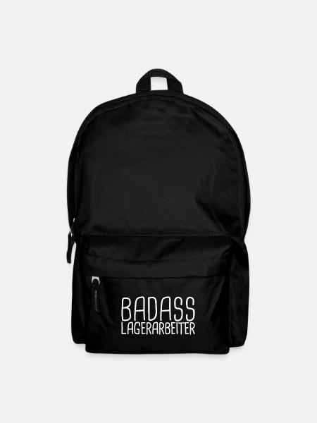Lagerarbeiter Badass - Rucksack - Schwarz