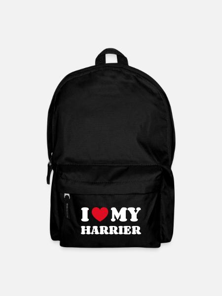 I Love My Harrier - Rucksack - Schwarz