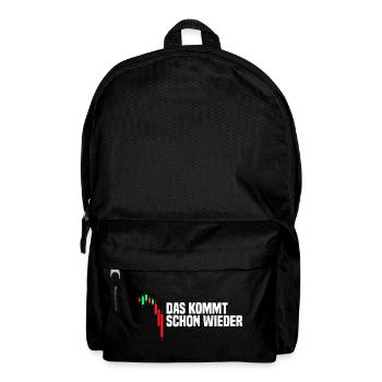Das kommt schon wieder Aktienmarkt Börse Trader - Rucksack - Schwarz - Vorne