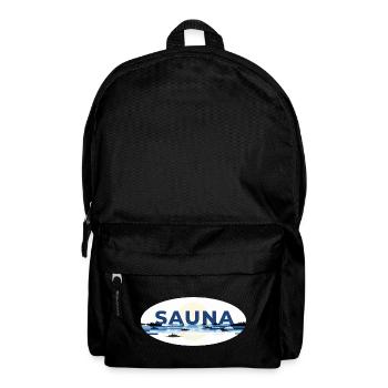 Sauna Finlande - Sac à dos - noir - Devant