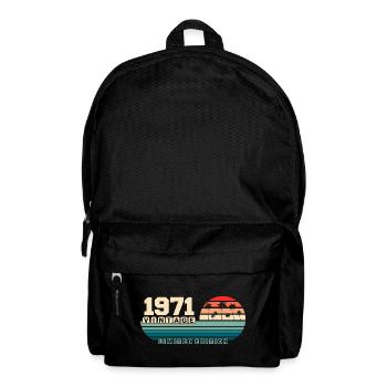 54e anniversaire 1971 Vintage 1971 Retro Sunset - Sac à dos - noir - Devant