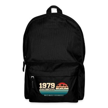 46. Geburtstag 1979 Vintage 1979 Retro Sunset - Rucksack - Schwarz - Vorne