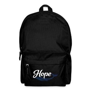 Hope Wal Typographie - Sac à dos - noir - Devant