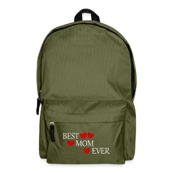 Muttertags Geschenk Mutter Muttertag Geschenkidee - Rucksack - Olivgrün - Vorne