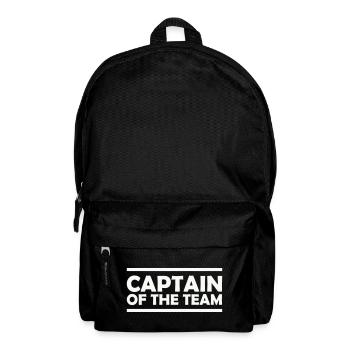 Capitaine de l’équipe - Sac à dos - noir - Devant