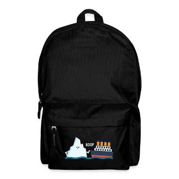 Titanic Lustige Titanic Berg Boop Parodie für Jungs - Rucksack - Schwarz - Vorne