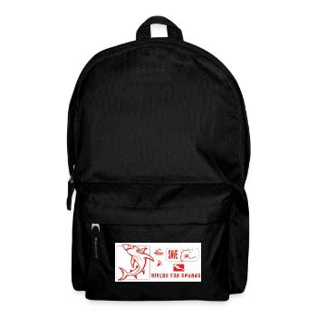 Divers for Sharks helping the oceans! - Backpack - black - Front