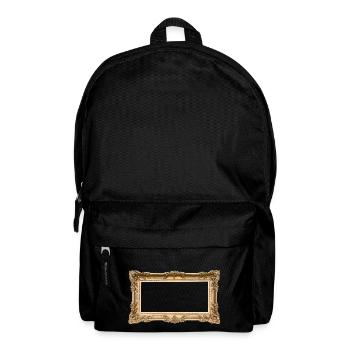 Cadre doré - Sac à dos - noir - Devant