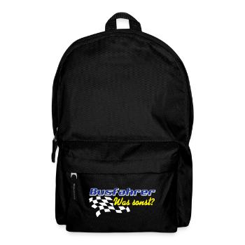 Busfahrer Bus Omnibus , Busfahrer was sonst (25) - Rucksack - Schwarz - Vorne