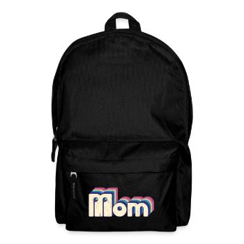 Mama Cool Retro Muttertag Geschenkidee für Mama - Rucksack - Schwarz - Vorne