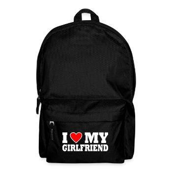 I love my girlfriend - Sac à dos - noir - Devant