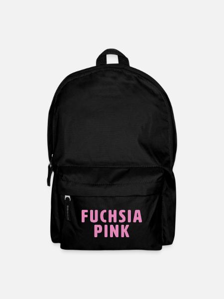 Fuchsia Pink - Rucksack - Schwarz