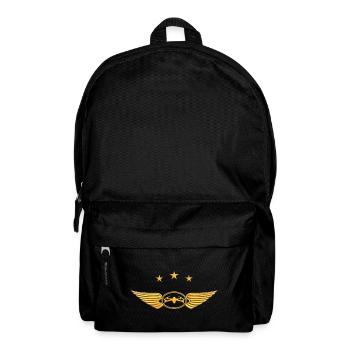 Pilote de drone / Emblème Drohnenpilot - Sac à dos - noir - Devant