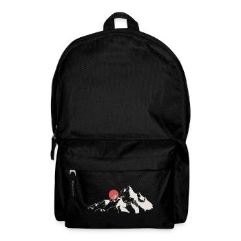 Sunrise Mountain Silhouette - Backpack - black - Front
